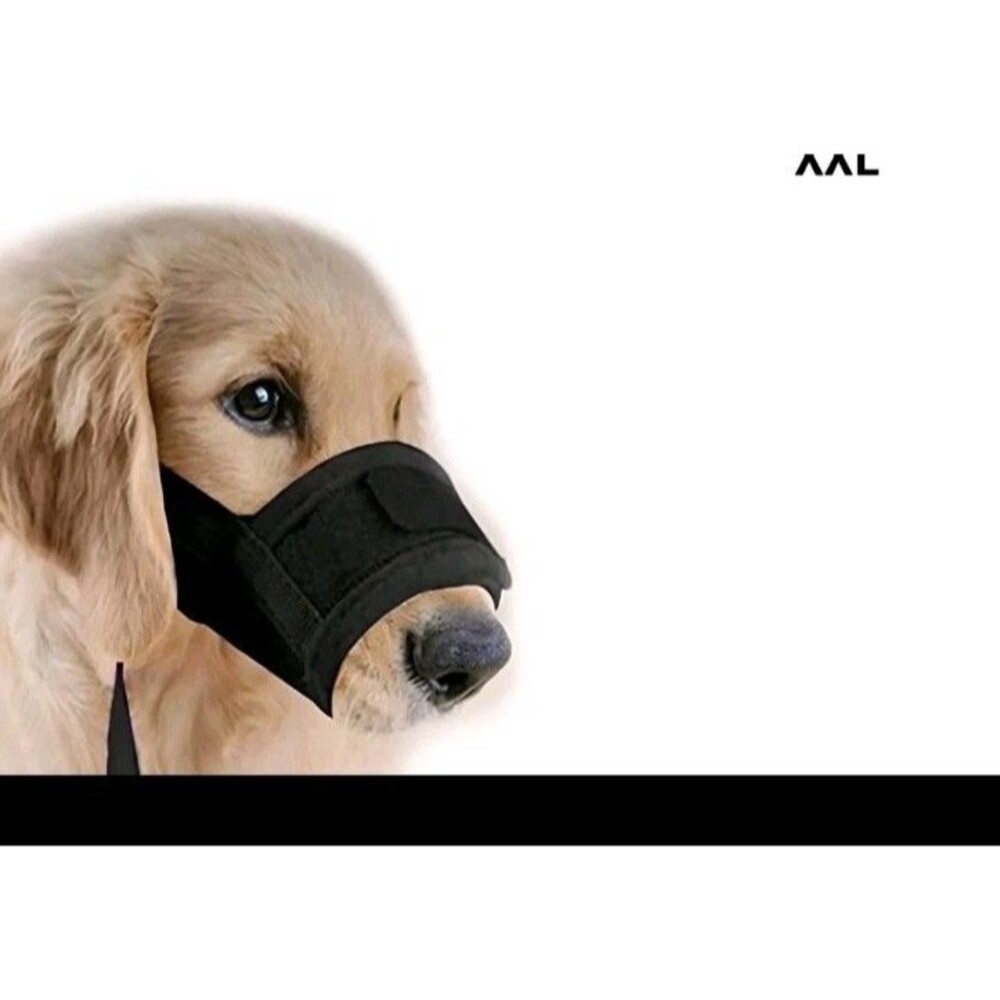 Dog Muzzle Mouth Cover Anti Bite Barking Chewing Mesh Mask  Large Pet Cat